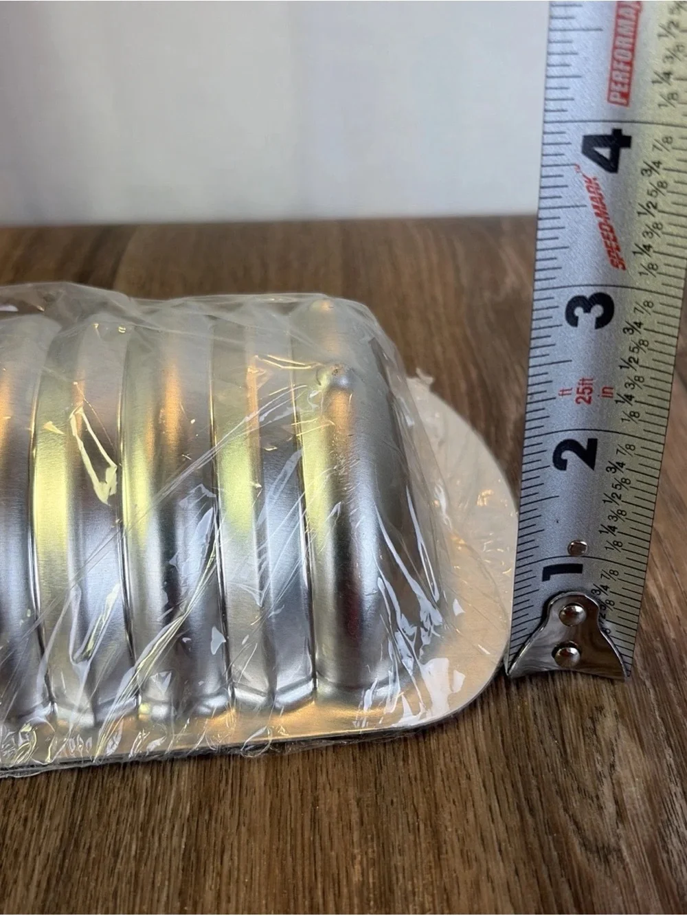 Nordic Ware Cinnamon Bread & Almond Loaf Pan Made in USA Silver Tone